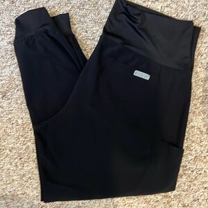 Maternity scrub pant-black